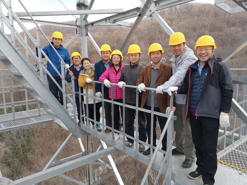 Delegation from the Institute of Botany Visits Qingyuan Station