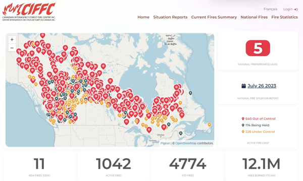 Canadian Wildfires Produce Catastrophic Carbon Emissions This Year