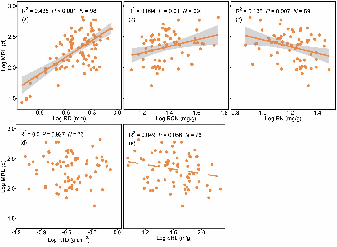New Study Reveals the Linkage between Fine Root Lifespan and Root Traits